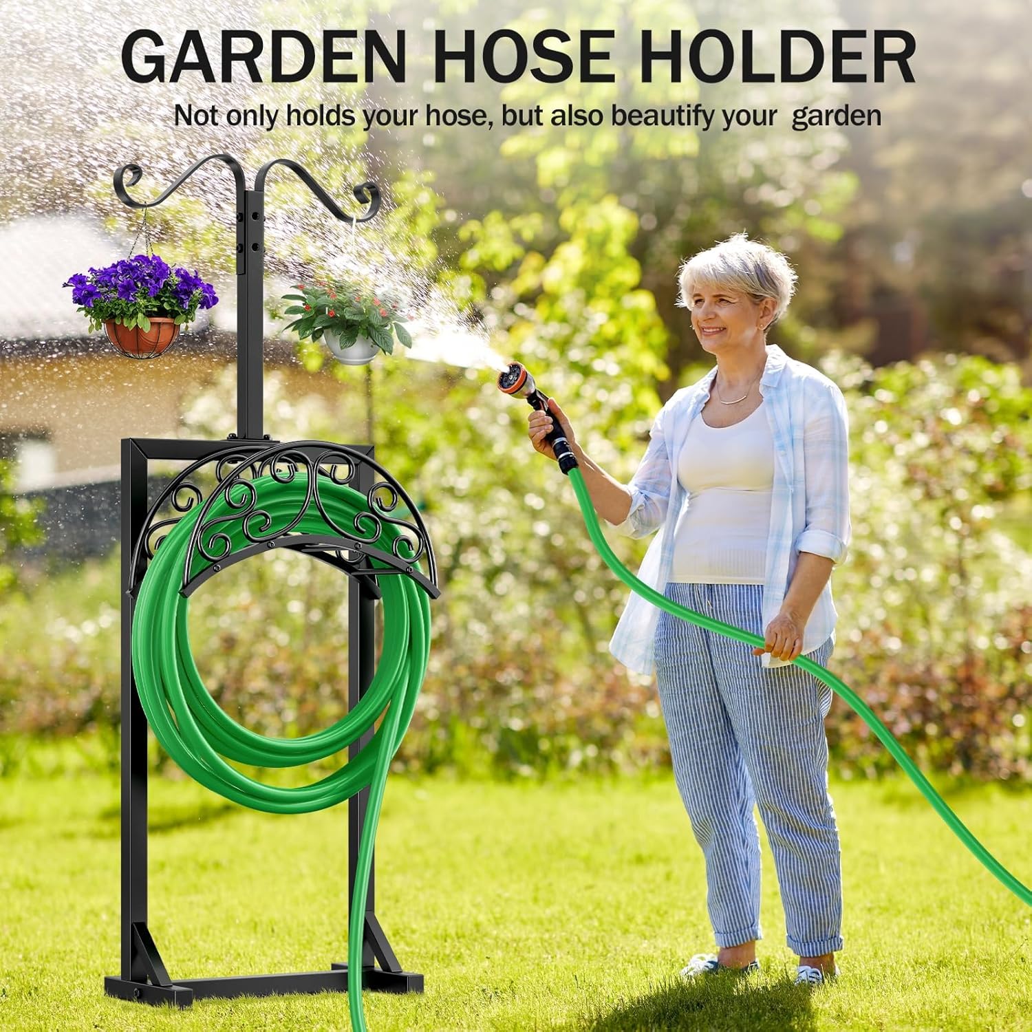 Garden Hose Holder for Outside