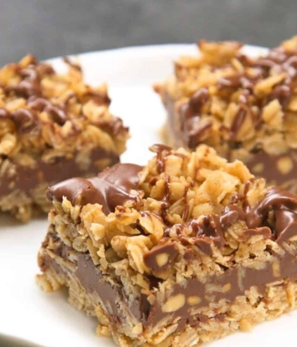 No Bake Chocolate Oat Bars