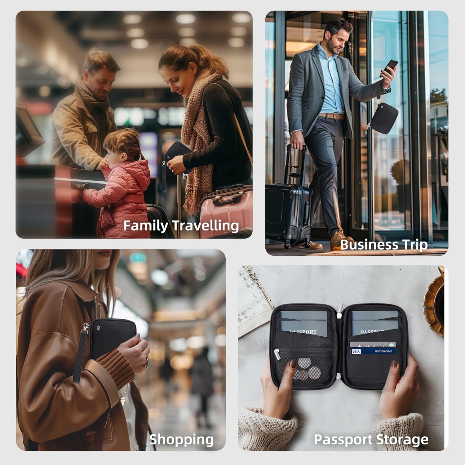 Zoppen RFID Passport Wallet