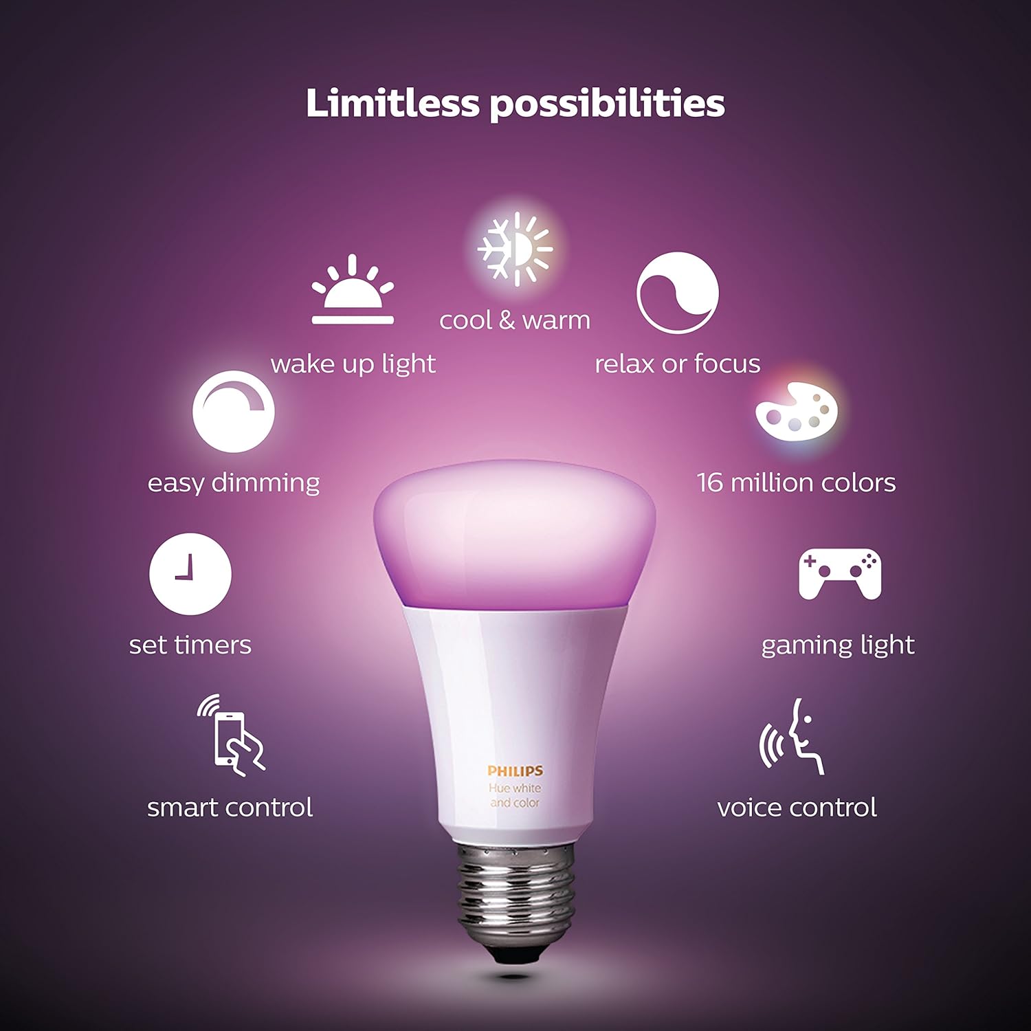 Philips Hue White LED Bulb