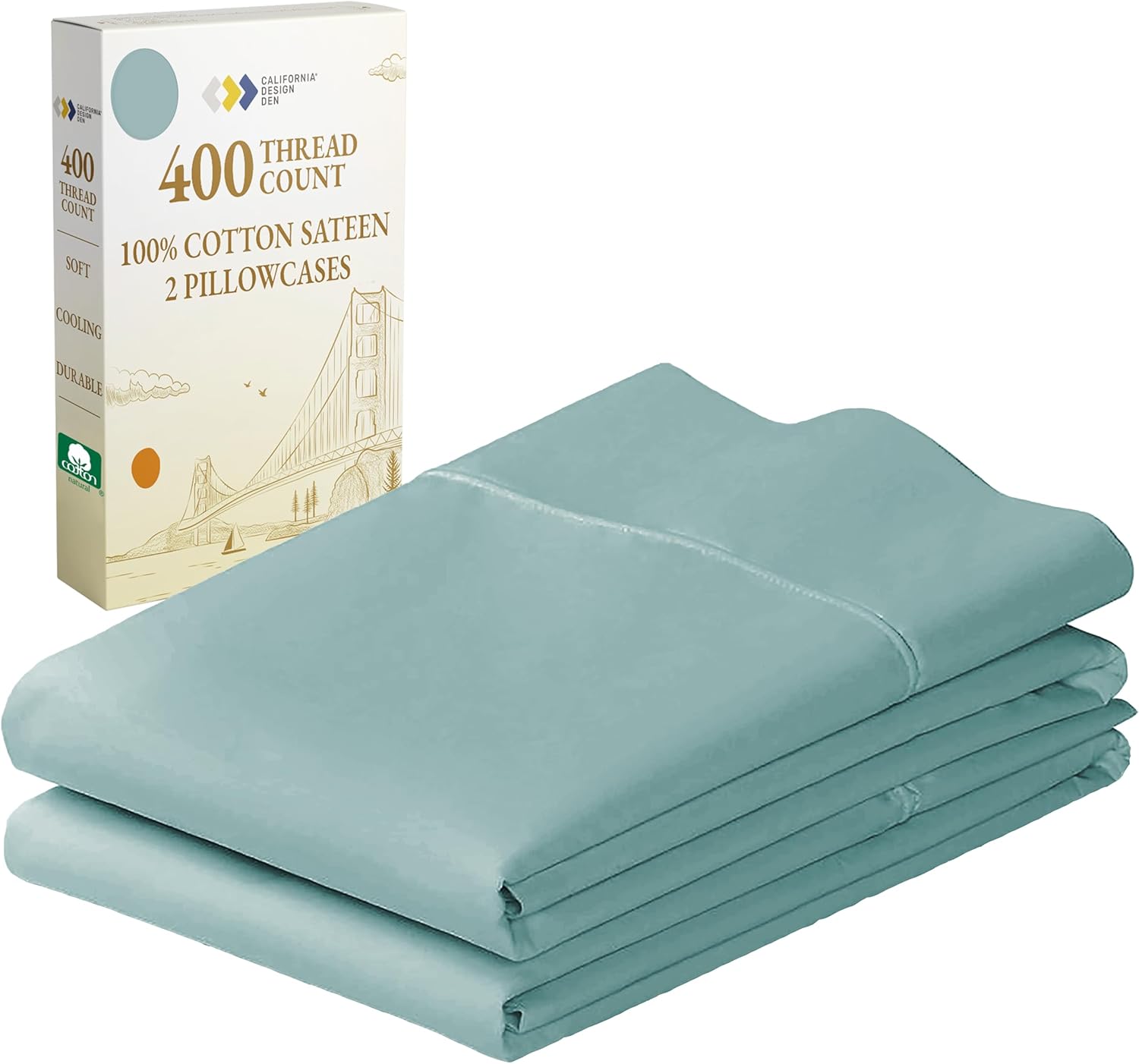 California Design Den Pillowcases Teal