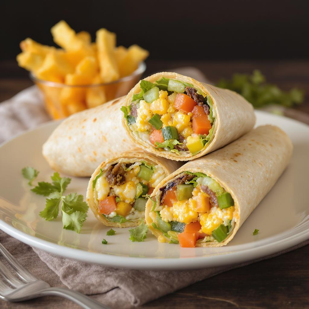 Veggie Cheese Wraps