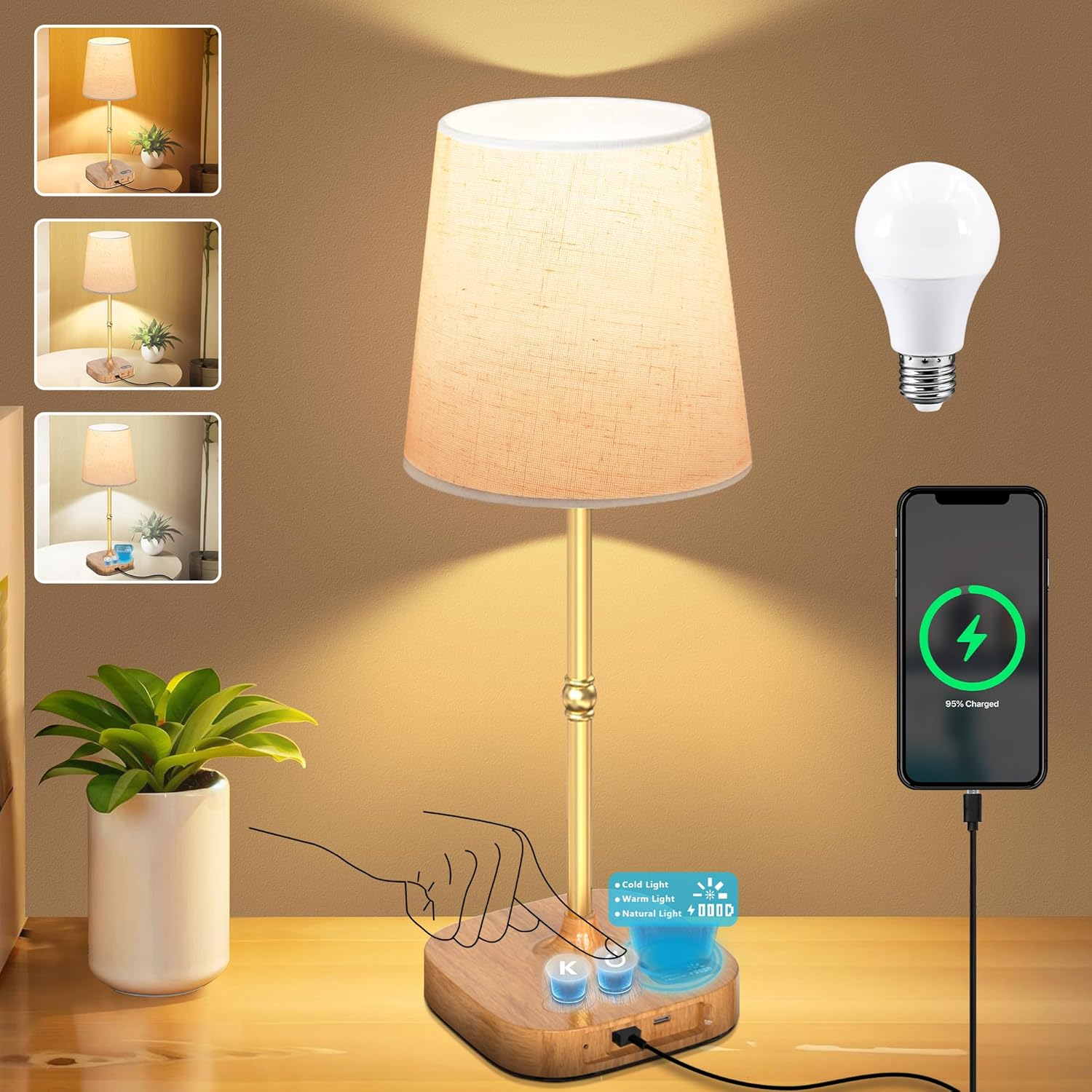 Touch Sensor Table Lamp